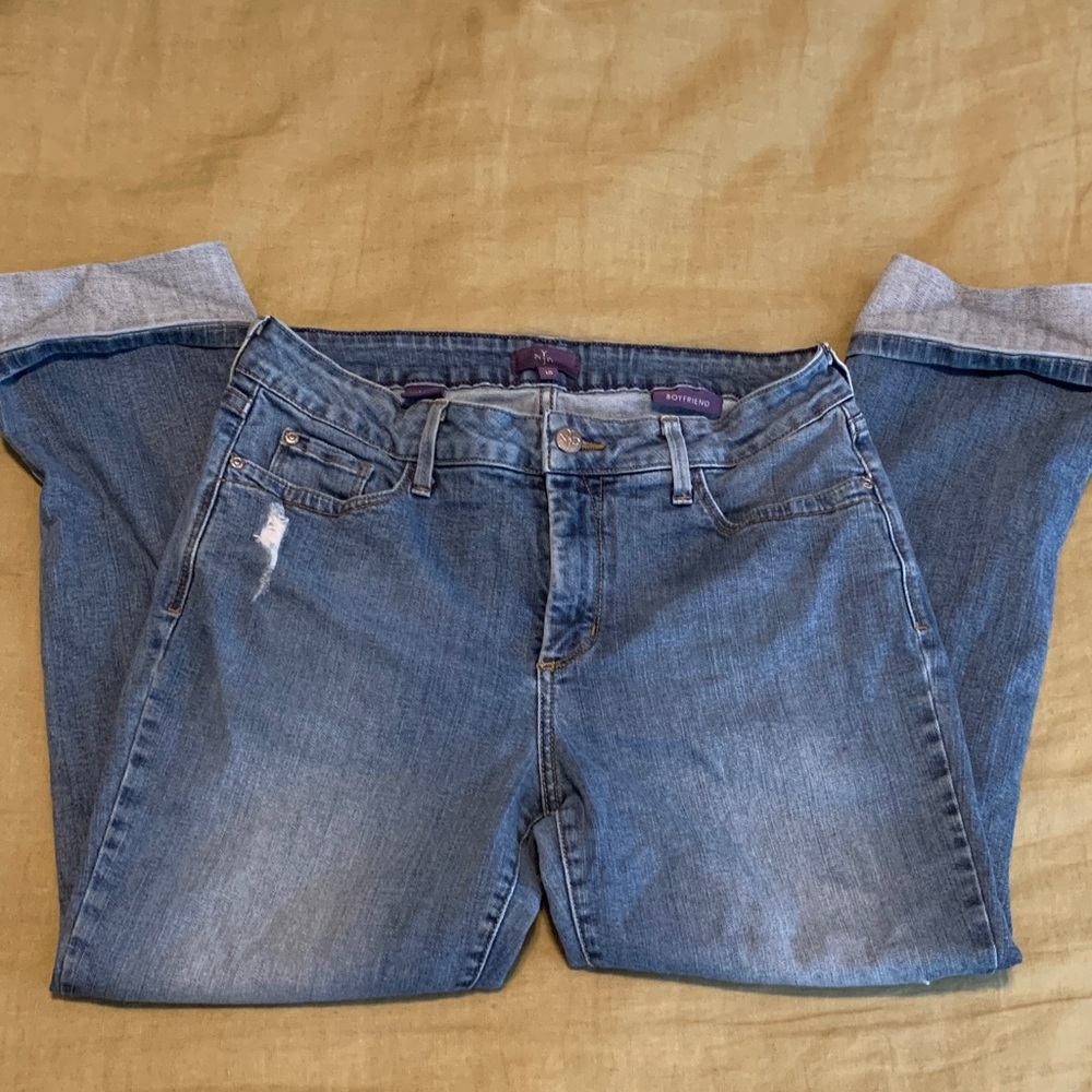 NYDJ Light Blue Boyfriend Jeans